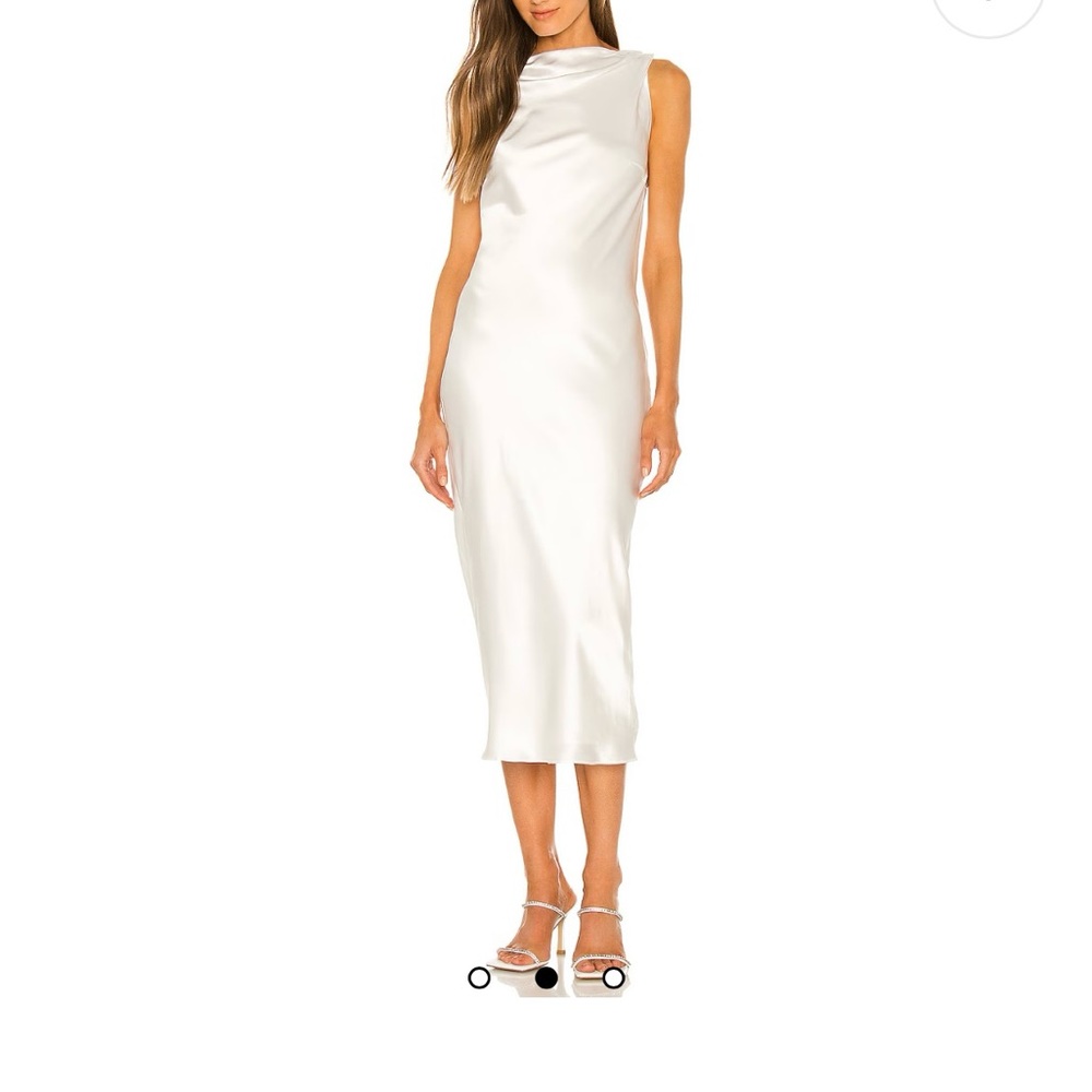 The Bar Ivory Backless Dress